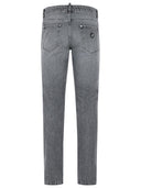 Philipp Plein 'Straight' Grey Cotton Jeans