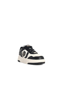 Philipp Plein 'Sk8 R' Black And White Fabric Blend Sneakers