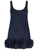 Robe en jean bleue Self Portrait