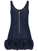 Robe en jean bleue Self Portrait