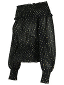 Self Portrait 'Chiffon' Viscose Sweater