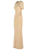 Robe en polyester nue autoportrait