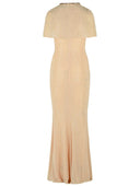 Robe en polyester nue autoportrait