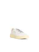 Autry 'Medalist Low' White Lear Sneakers
