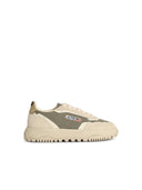 Zapatillas de deporte en mezcla de Lear en verde "Wildpace Low" de Autry
