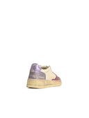 Autry 'Supervintage Low' Fuchsia Lear Sneakers