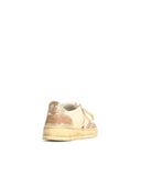 Autry 'Supervintage Low' Ivory Lear Sneakers