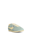 Autry 'Windspin Low' Sneakers In Suede And Light Blue Fabric