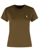 Camiseta de algodón marrón de Polo Ralph Lauren