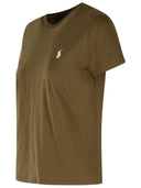 Camiseta de algodón marrón de Polo Ralph Lauren