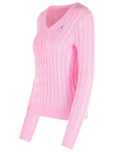 Polo Ralph Lauren 'Kimberly' Pink Cotton Sweater