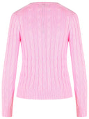 Polo Ralph Lauren 'Kimberly' Pink Cotton Sweater