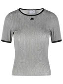 Courreges Grå T-shirt i bomuld