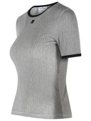 Courreges Grå T-shirt i bomuld