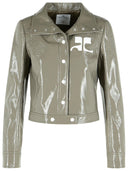 Courreges 'Reedition' Grey Cotton Blend Jacket