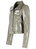 Courreges 'Reedition' Grey Cotton Blend Jacket
