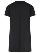 Courreges 'Heritage' sort uldblandingskjole
