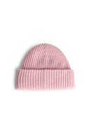 Gorro de lana rosa de Ganni