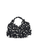 Mini Borsa Ganni 'Hobo' In Tessuto Nero