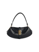 Ganni 'B Kat' Black Lear Bag