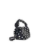 Ganni 'Bou' Mini Bag In Black Lear