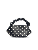 Ganni 'Bou' Mini Bag In Black Lear