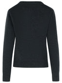 Ganni 'Phantom' Grey Wool Blend Sweater