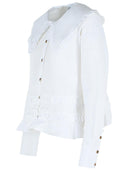 Camicia Ganni in cotone bianco