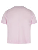 Lisa Yang 'Siona' Soft Dahlia Cashmere And Silk T Shirt
