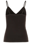Lisa Yang 'Nala' Dark Oak Cashmere Tank Top