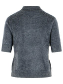 Lisa Yang 'Giovanna' Graphite Cashmere Sweater