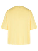 Lisa Yang 'Rubie' Cotton And Lemon Cashmere T Shirt