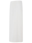 Loulou De Saison 'Samos' Long Skirt In Ivory Stretch Virgin Wool