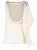 Loulou De Saison 'Wilma' Ivory Silk Top