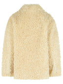 Isabel Marant Etoile 'Tarvey' Beige Faux Fur Jacket