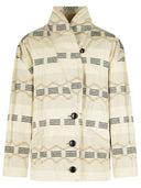 Giacca Isabel Marant Etoile 'Quayla' in misto cotone beige