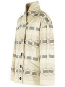 Giacca Isabel Marant Etoile 'Quayla' in misto cotone beige