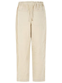 Isabel Marant Etoile 'Bilna' Beige bomuldsblandingsbukser