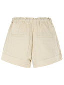 Isabel Marant Etoile 'Birva' shorts i beige bomuldsblanding