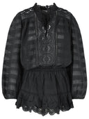 Isabel Marant Etoile 'Preya' Black Cotton Dress