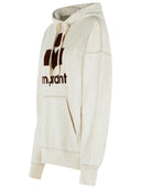 Isabel Marant Etoile 'Mansel' Sweatshirt In Ecru Cotton Blend