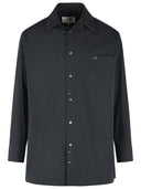 Mm6 Maison Margiela Sort bomuldsskjorte