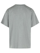 T-shirt en coton gris Mm6 Maison Margiela