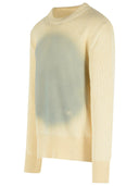 Mm6 Maison Margiela Ivory Cotton Blend Sweater