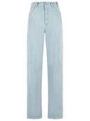 Jeans Mm6 Maison Margiela in cotone azzurro