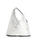 Mm6 Maison Margiela Silver 'Japanese' Polyurethane Bag