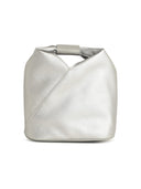 Mm6 Maison Margiela 'Japanese Crossbody' Silver Lear Bag