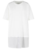 Mm6 Maison Margiela White Cotton Dress