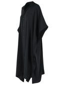 Mm6 Maison Margiela Sort polyesterkjole