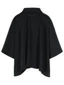 Mm6 Maison Margiela Black Polyester Cape